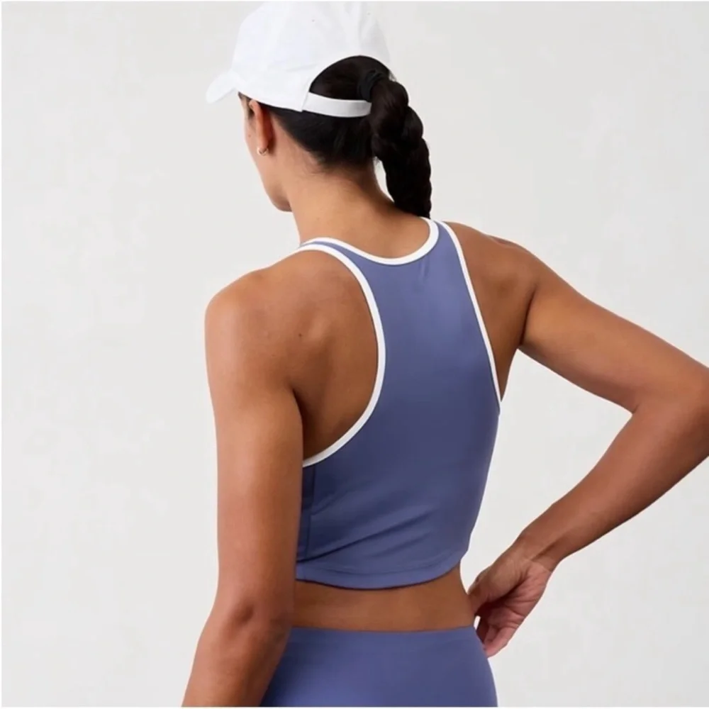 Athleta Seabreeze Crop Tankini A-C NWT MEDIUM - Picture 2 of 6